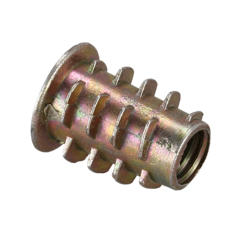 40 Pieces M6X 15Mm Hexagon Socket Screw Thread Insert Nut For Wood image 2