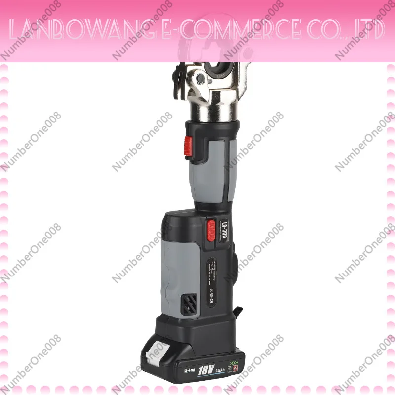 Electric Hydraulic Crimping Pliers Cordless LS-300 Clamping Tool for Copper Aluminum Terminal Crimper Portable Wire Press