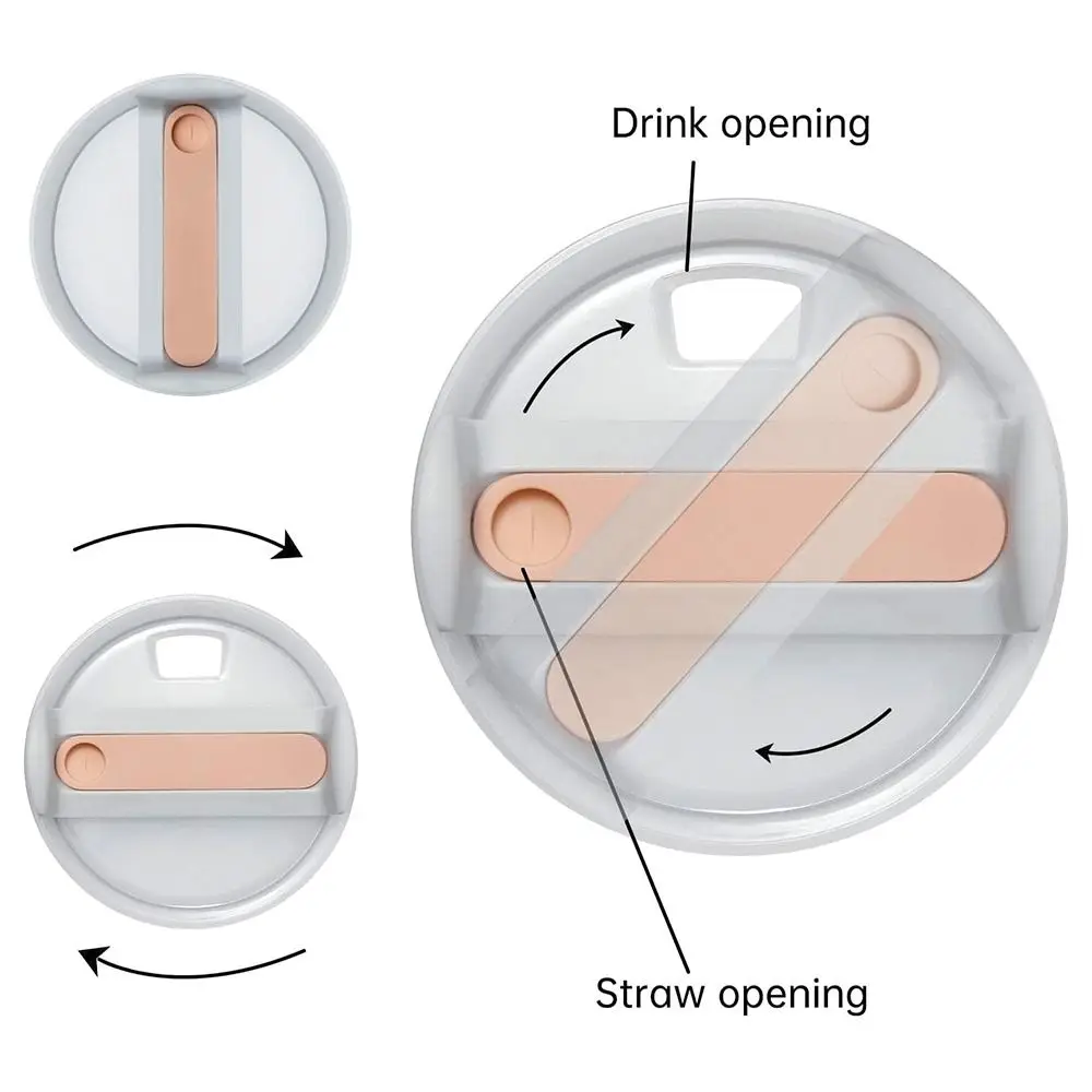 1PC Plastic Sealing Bottle Cover Splash Spill Proof Plain Lids for  Quencher H2.0 40oz Tumber Cup Multicolor Themos Cup