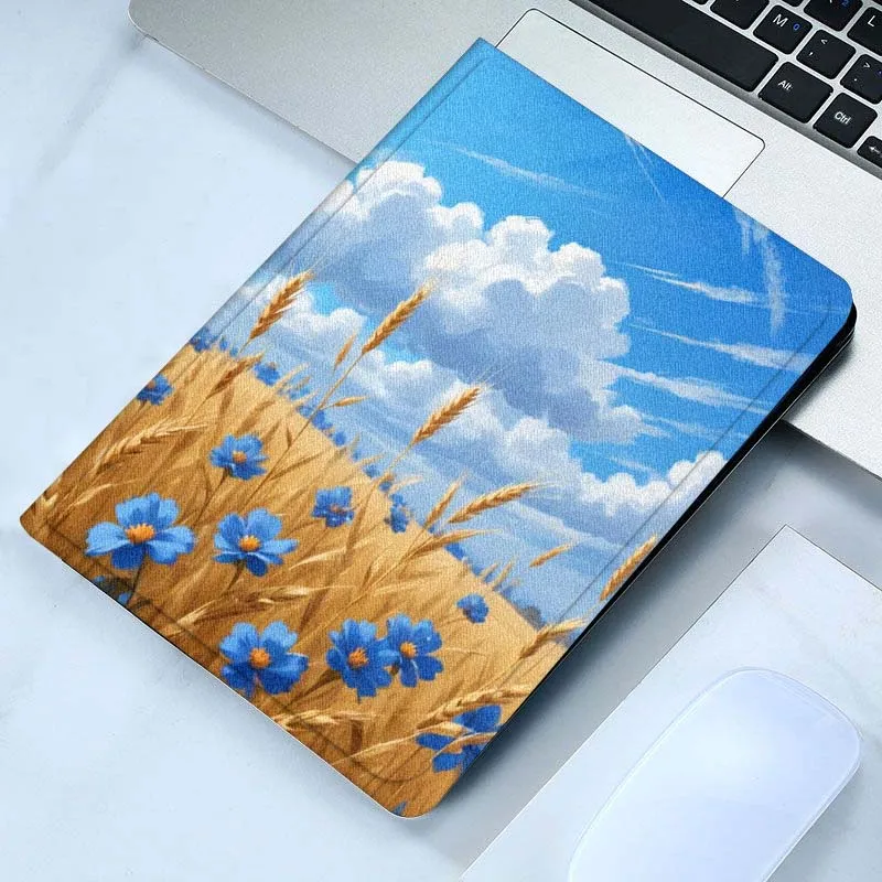 

Beautiful Scenery Flower For Vivo IQOO Pad Pad2 Pad3 Pad5 Air SE Pro 11 11.5 12.1 12.3 13 inch Foldable Cover Tablet Case