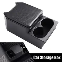 Extensor de caja de consola de reposabrazos de coche para Suzuki Jimny JB74 JC74 modelo de 5 puertas con 2 portavasos organizador de almacenamiento Interior