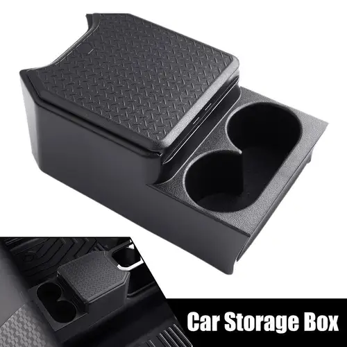 Extensor de caja de consola de reposabrazos de coche para Suzuki Jimny JB74 JC74 modelo de 5 puertas con 2 portavasos organizador de almacenamiento Interior