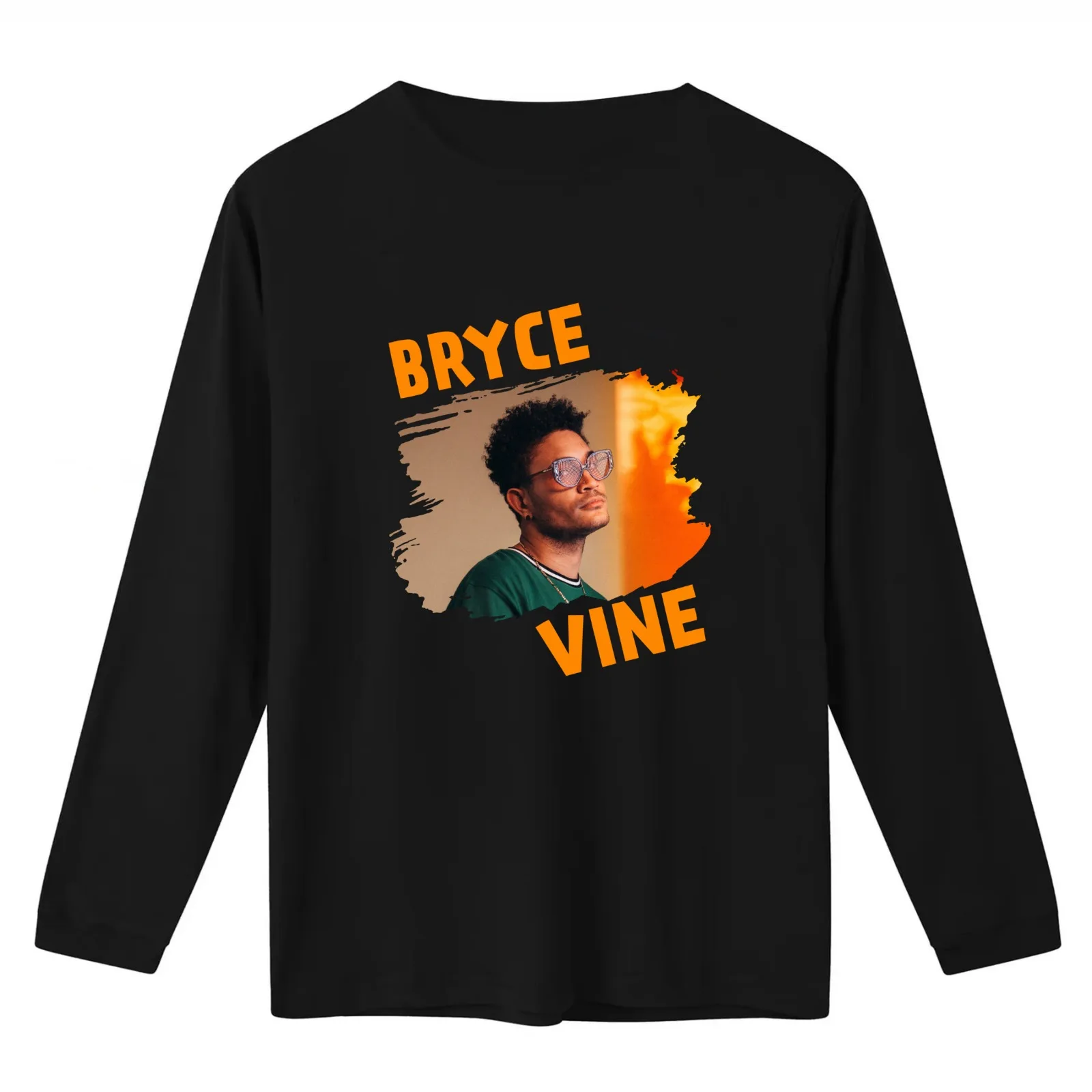 Bryce Vine Photo With Text v2 T-Shirt Summer Casual Cotton Tee Oversized Streetwear Tops Vintage Graphic Print 100% Cotton