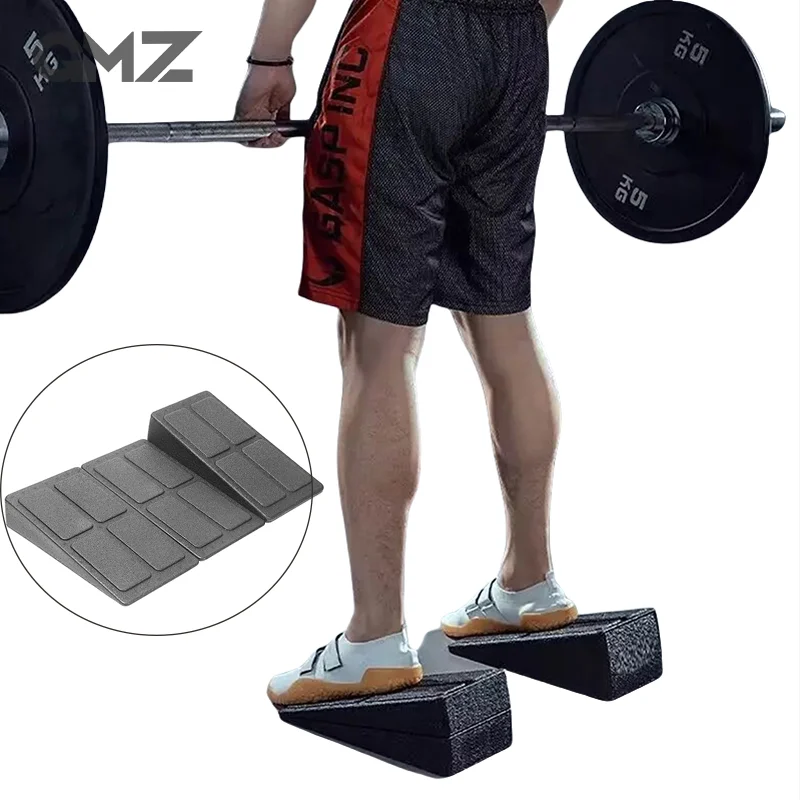 3pcs/set Squat Wedge Block Adjustable Non-Slip Squat Ramp Deadlift Wedge Calf Stretcher Slant Board Strength For Squat Deadlift