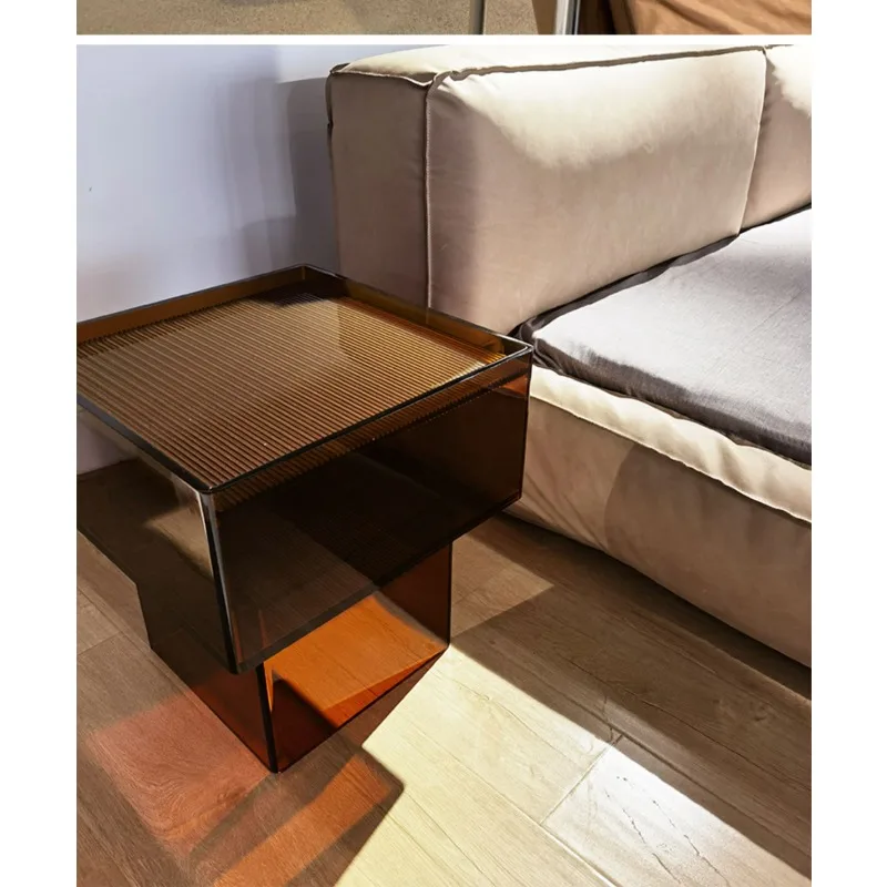 New Zealand designer simple home sofa edge several new bedroom bedside table acrylic