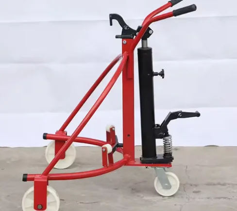 Drum Handling Cart 300KG Load-bearing Manual Oil Drum Loading And Unloading Truck, Raising 200mm