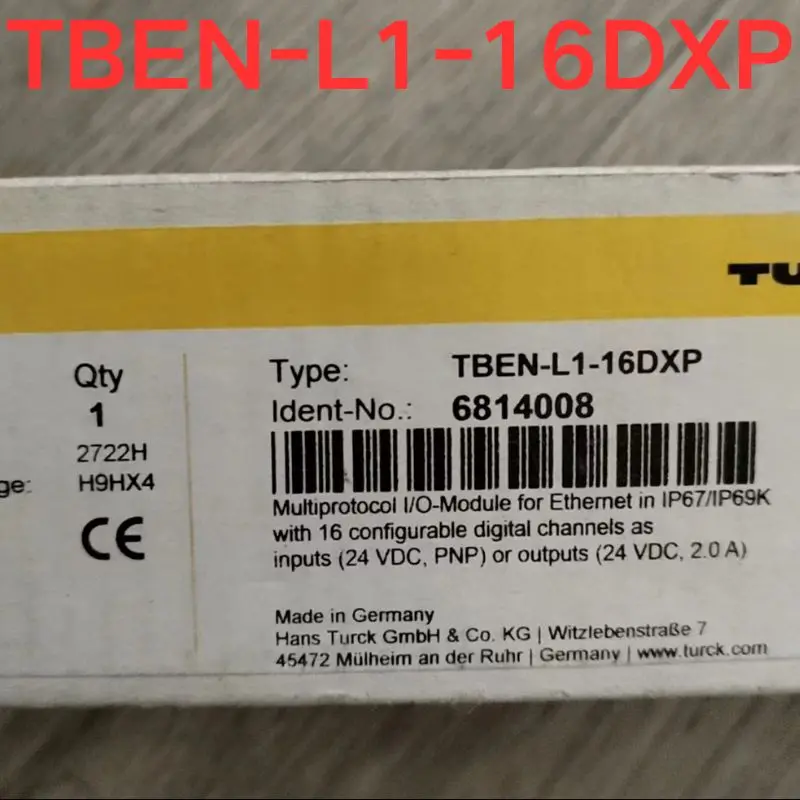 

brand-new,Bus module TBEN-L1-16DXP,Contact me for a discount