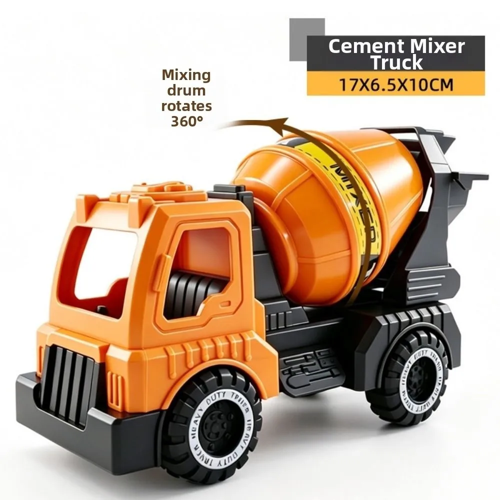 Plastic Engineering Transport Vehicle Toys Drop Resistant 5 Styles Tractor Excavator Bulldozer Children Collection Gifts