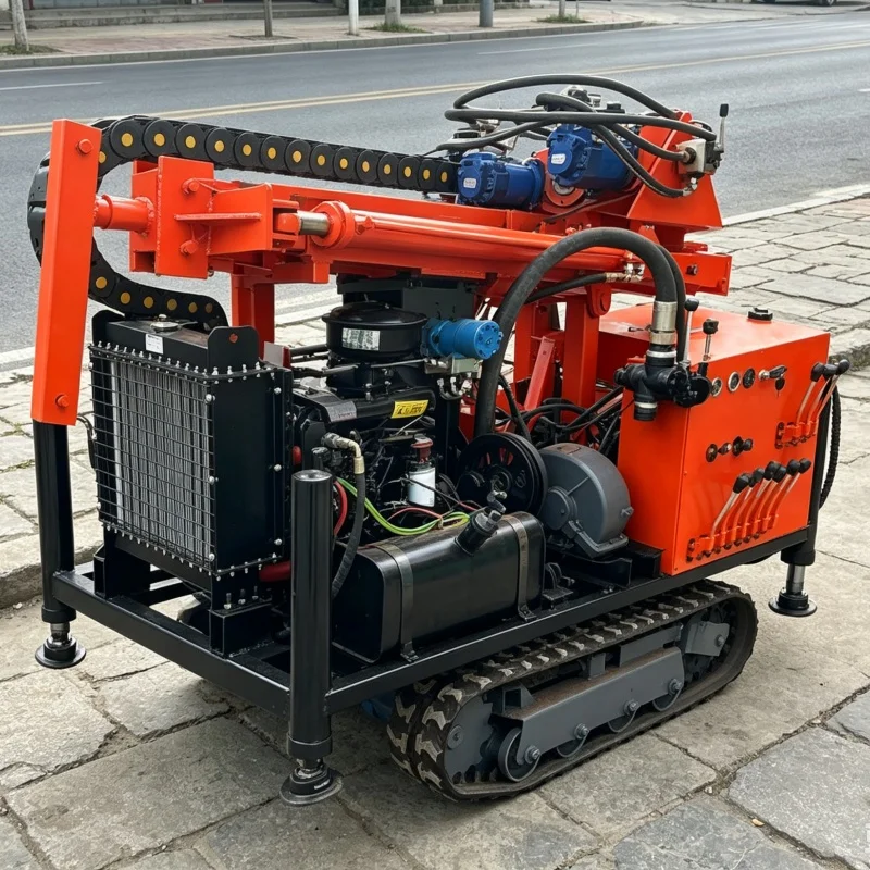 Customized Highly Rated Domestic Water Well Drilling Rig, Compact Water Well Drilling Machinery, Well Boring Equipment