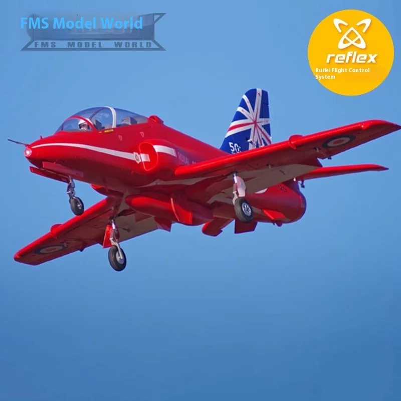 Fms 80mm Culvert Red Arrow Eagle Flying Team Large Single Engine Fixed Wing Assembly Model Outdoor Aircraft Remote Control Toy