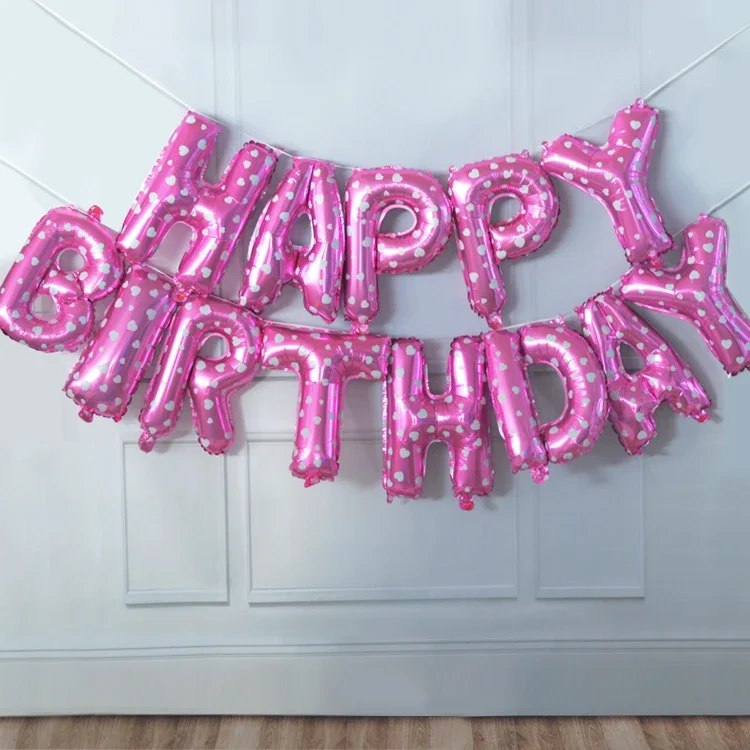 Luftballons, Partyzubehör, Geburtstagsdekoration, alles Gute zum Jahrestag, Babyparty, Mädchen, Junge, Geschlecht offenbaren, blauen Folienballon für Kinder – Detail 8