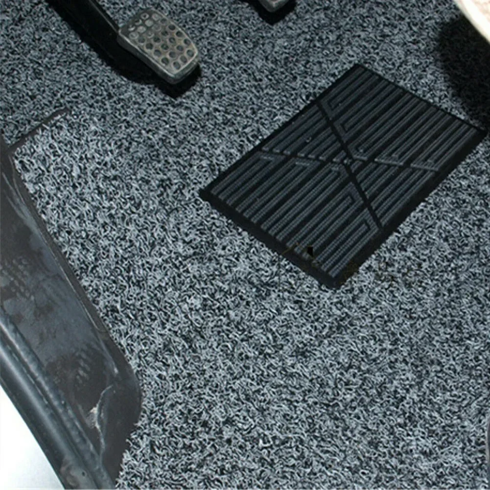 Black Car Carpet Foot PVC Patch Pedal Plate Universal Waterproof Cover Driving Position Floor Pad High Quality New