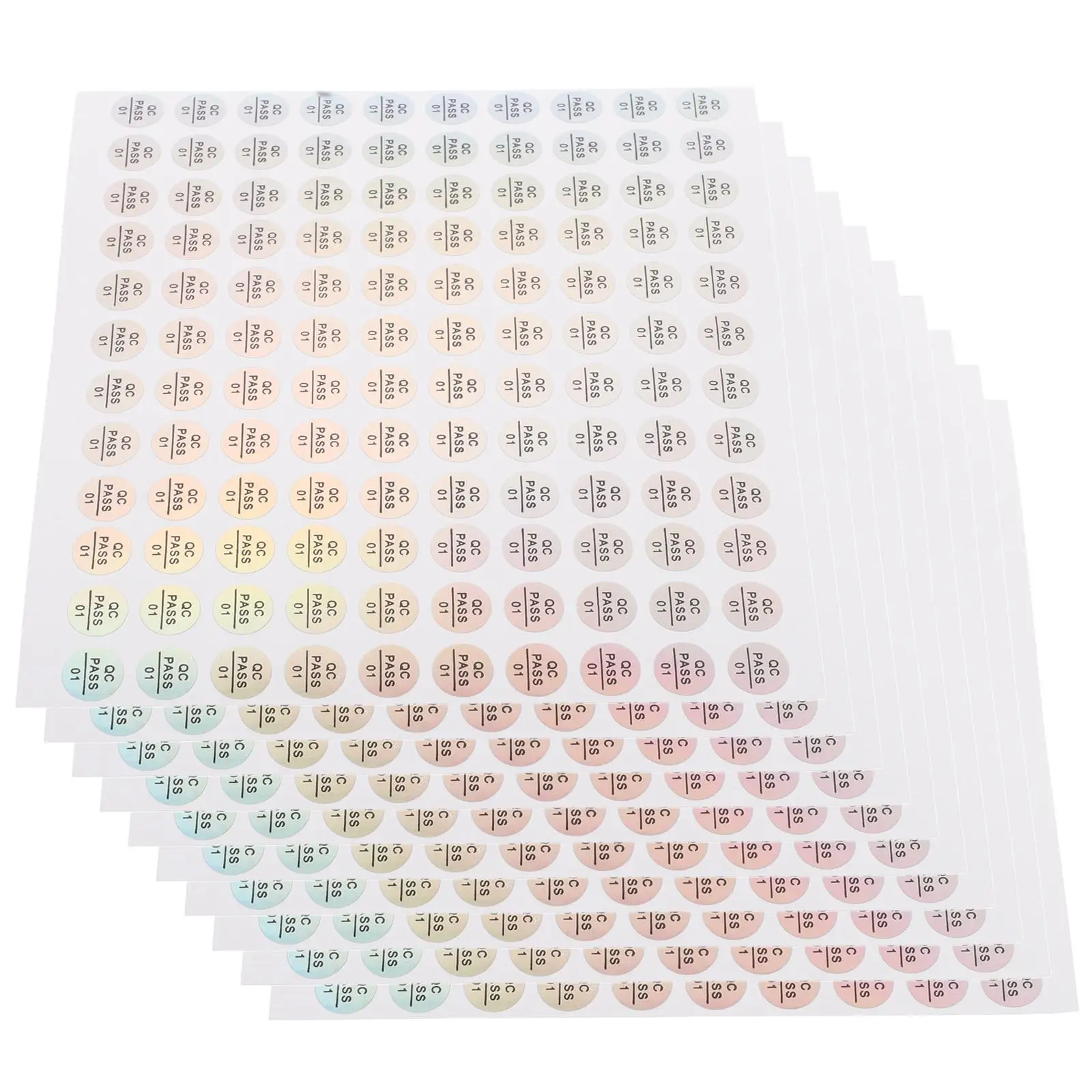 10SheetQualityInspectionPassStickersGreenQCApprovedLabelsControlVerificationTagsStaffFolderOrganizerDocumentPouch