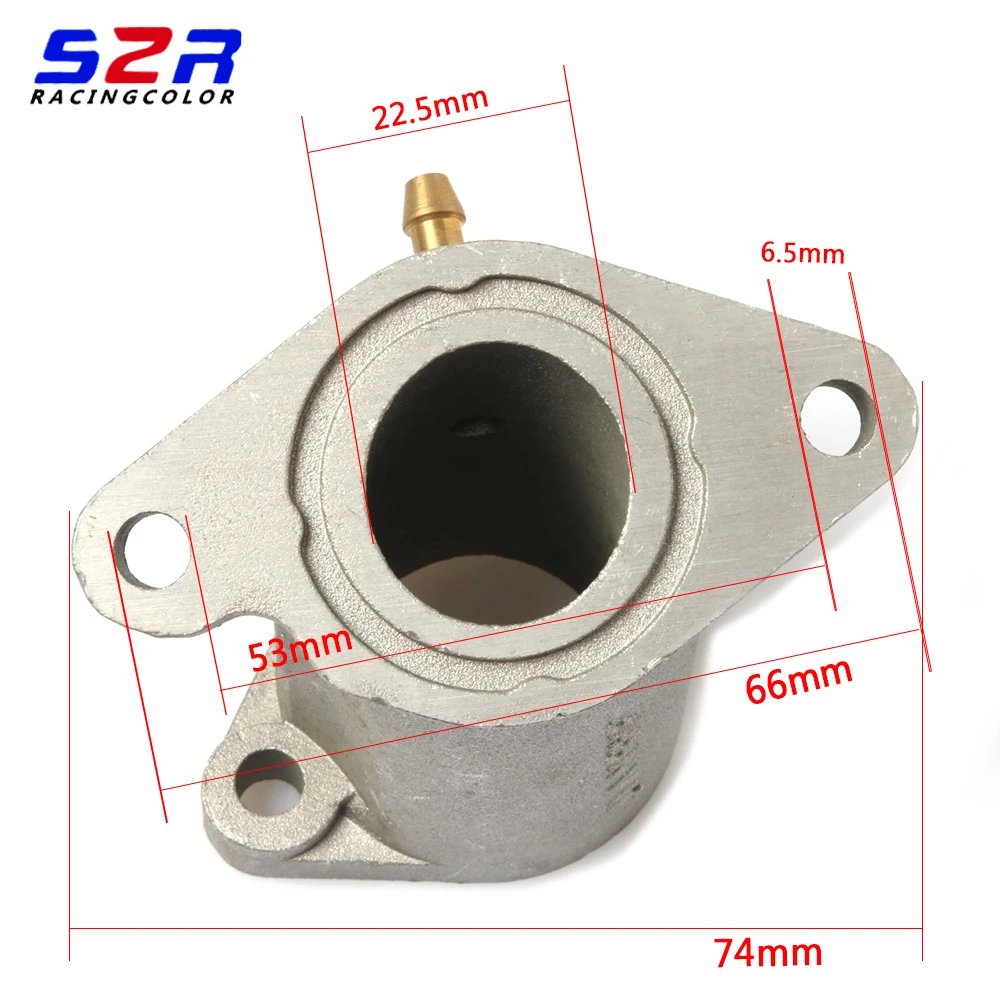 S2R Motorcycle Joint Carburetor Intake Manifold Pipe for YAMAHA YBR125 YBR YB 125 125CC Accessories Engine Spare Parts