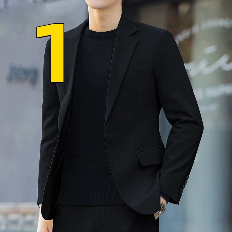 M8056 High-End lässiger Slim Fit Blazer