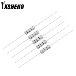 20PCS/LOT 1W Carbon Film Resistor 5% 1R ~ 2Mฮฉ 1R 4.7R 47R 220R 330R 1K 3.3K 4.7K 5.6K 10K 470K 1 3.3 4.7 5.6 10 470 Ohm In Stock
