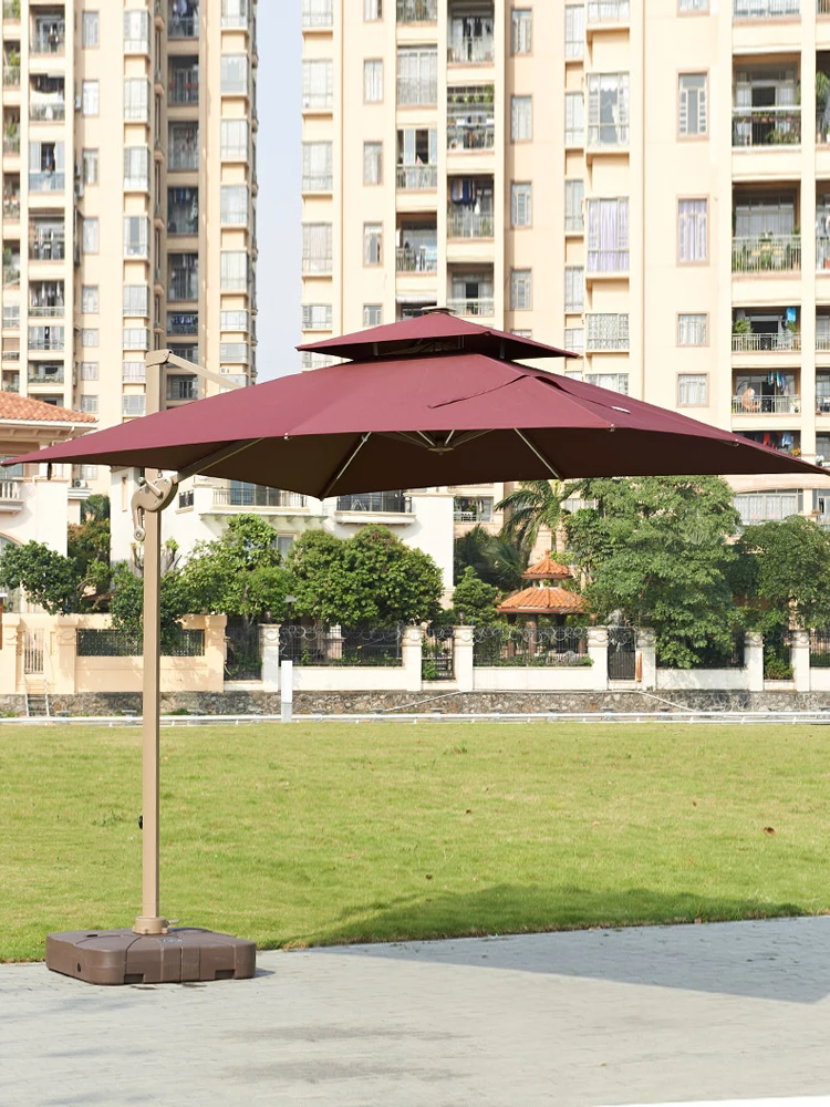 

Sun Umbrella Outdoor Courtyard Umbrella Parasol Balcony Terrace Villa Courtyard Garden Outdoor Commercial Umbrella Solar Umbrell