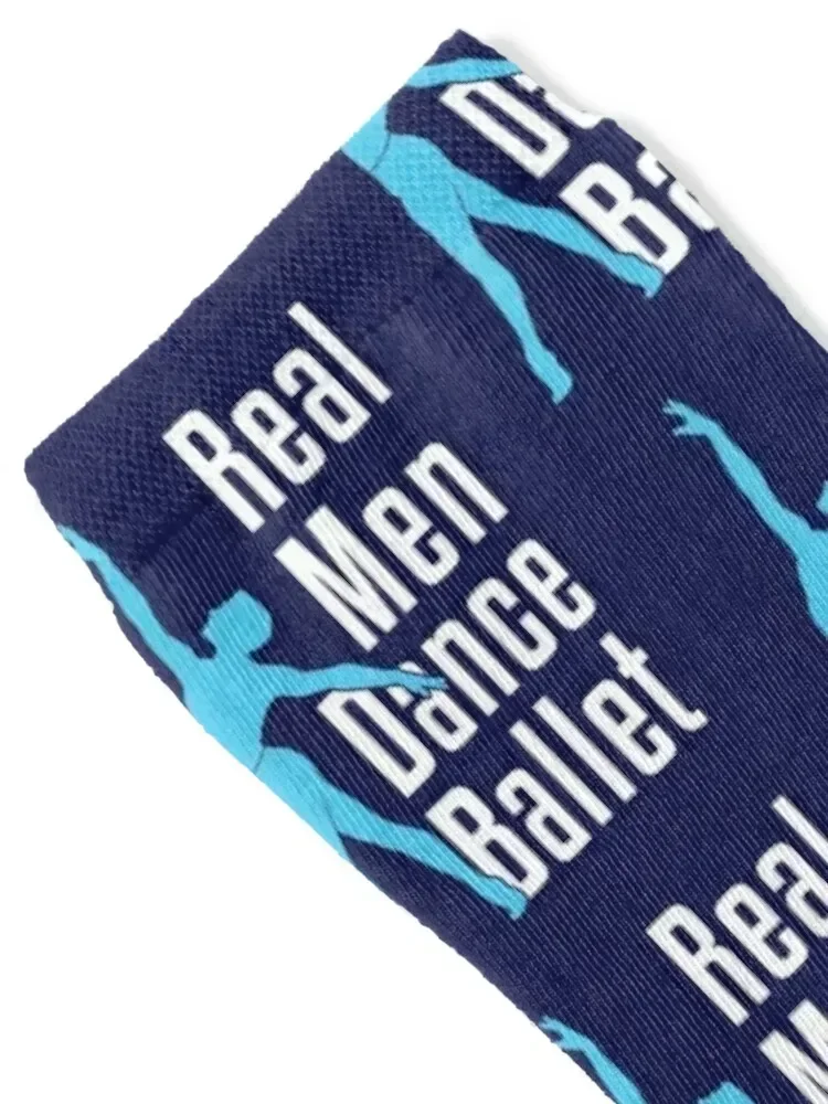 Real Men Dance Ballet Socks retro Run custom essential Boy Socks Women's