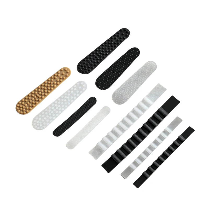 10 Pcs Hanger Anti-slip Strip Coat Non-Slipping Strips Anti-shedding Wardrobe Handles Plastic Clothes Hangers Clip Silicone