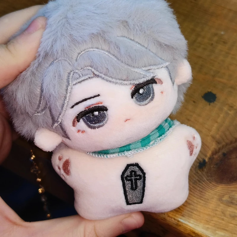 

10cm Game Identity V Embalmer Mini Cosplay Soft Cotton Doll Starfish Body Aesop Carl Anime DIY Toy Figures Fans Collection Gifts