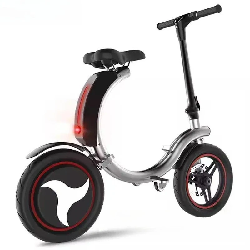 14 Inch Foldable Electric Bicycle Lithium Battery Portable Two Wheeled E Bike for Adults Commuting Travel Factory Direct Sale