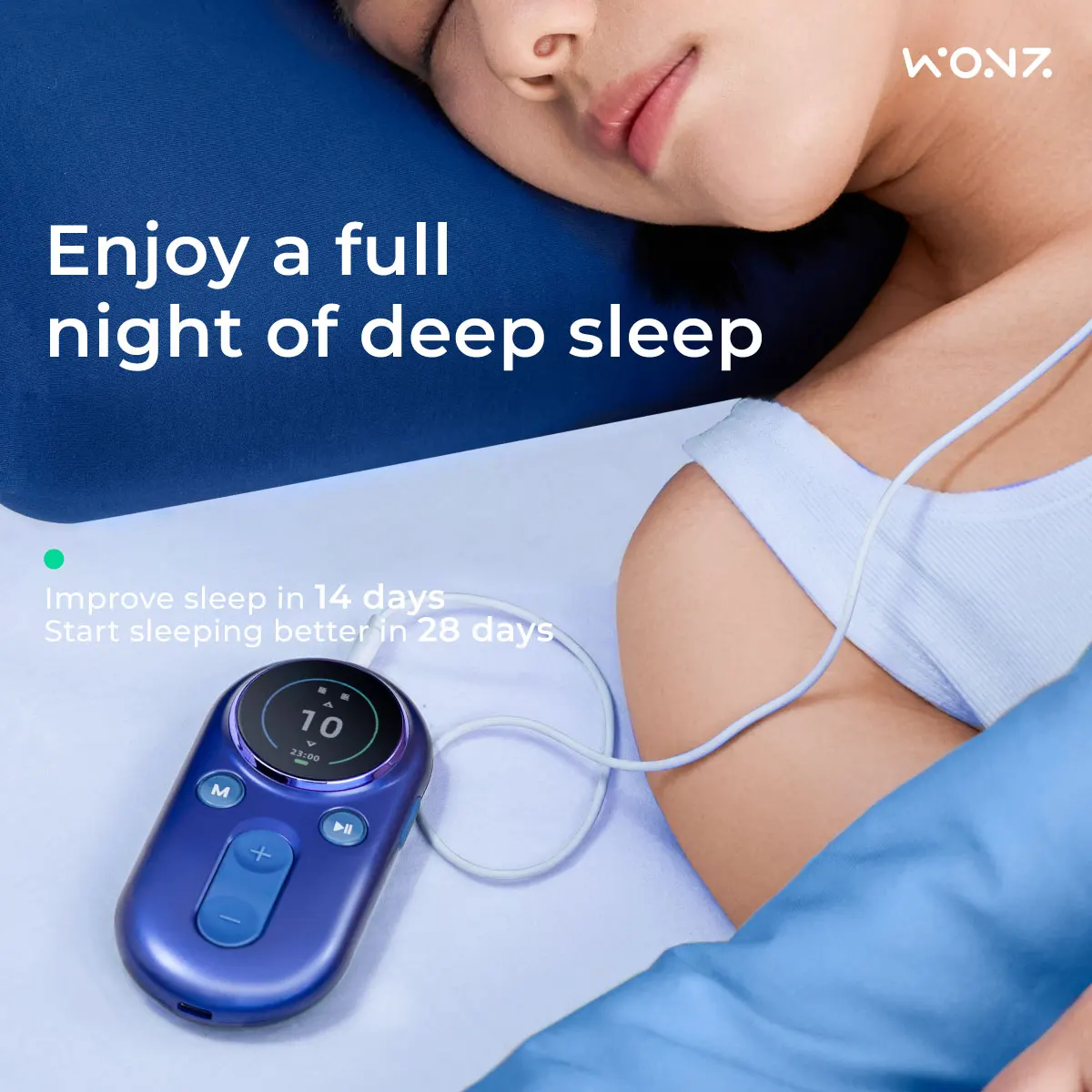 

WONZ Vagus Nerve Ear,Anxiety Relief Items,Restore Calm,Sleep Better,Stress Relief through Vagus Nerve Stimulator