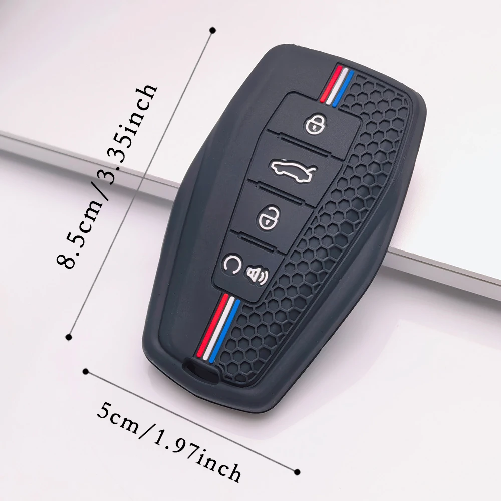 Autoschlüsselanhänger-Hülle für Geely Coolray Monjaro Geometry C M6 Okavango Proton X90 X50 S70 Renault Grand Koleos – Detail 1