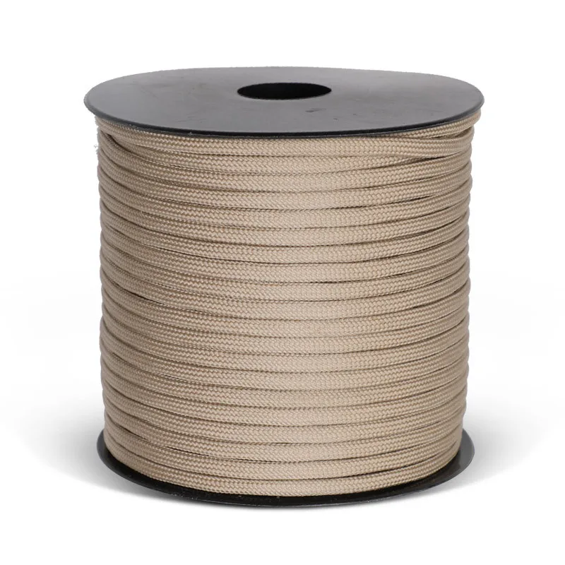 Militärisches Paracord für das Überleben im Freien, 9 Stränge, 4 mm, 650 Paracord, 50 m, 100 m, taktische Fallschirmschnur, Camping, Webseil – Detail 8