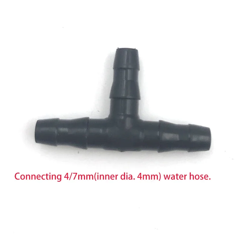 10/50/100Pcs Three-way Water Connectors Agricultural Irrigation Garden Lawn 4/7mm Water Hose Connector Drip Irrigation System