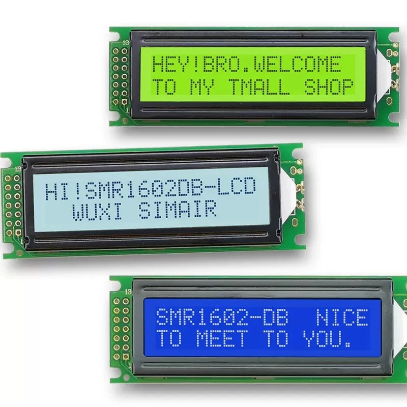 LCD1602 1602 LCD Module Blue / Yellow Green Screen 16x2 Character LCD Display PCF8574T PCF8574 IIC I2C Interface 5V for arduino