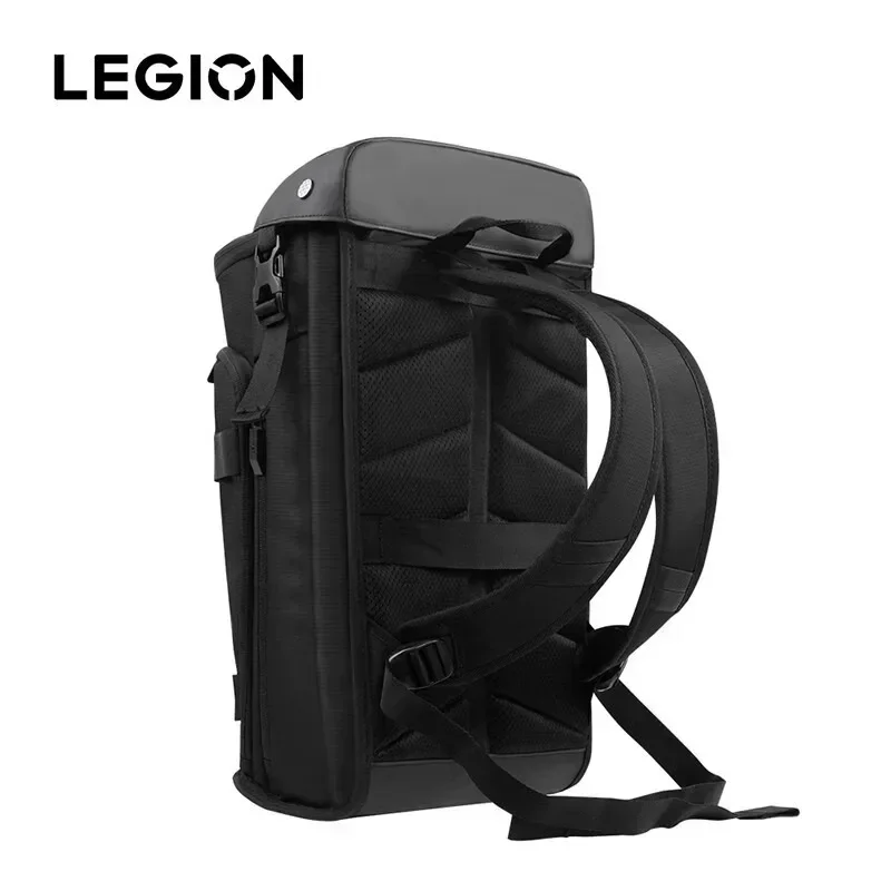 Imagem -05 - Lenovo Legion Game Laptop Bolsa Legion Multi-function Mochila de Armazenamento de Viagem Anti-slip Anti-scratch e Durável Preto Backage 17