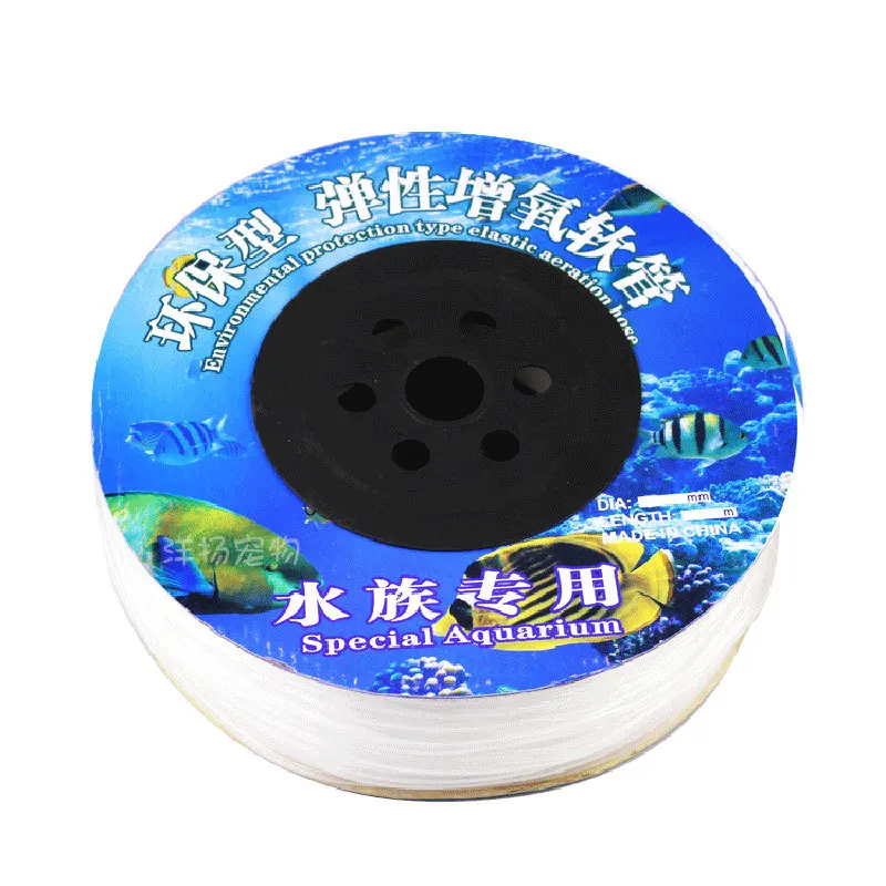 100meters Oxygen Pump Hose Air Bubble Stone Aquarium Fish Tank Pond Pump Tube 4*6mm