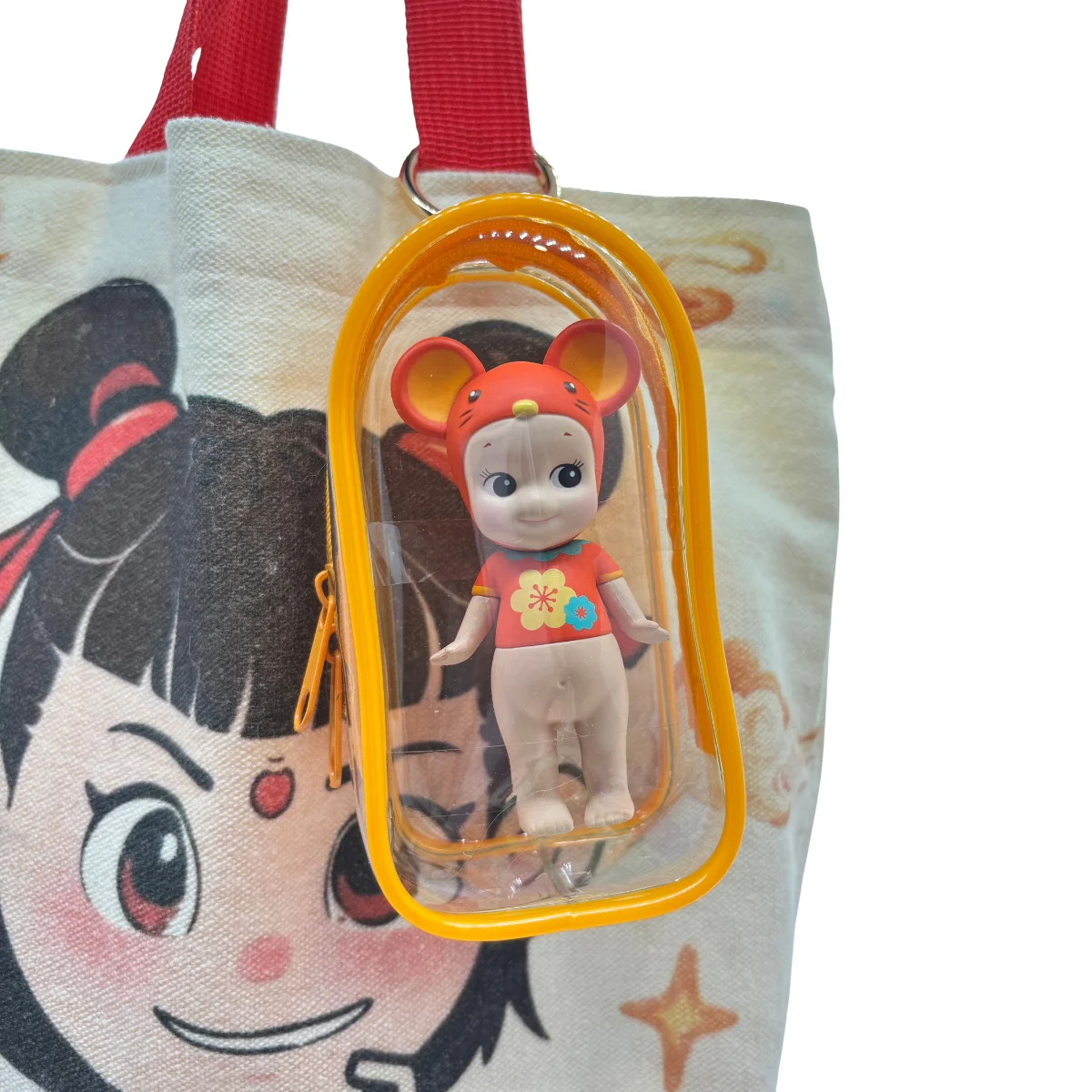 

Чехол для фигурки, загадочная коробка, брелок для ключей, органайзер для ювелирных изделий, милая сумка для куклы, пылезащитный чехол для sonny angel