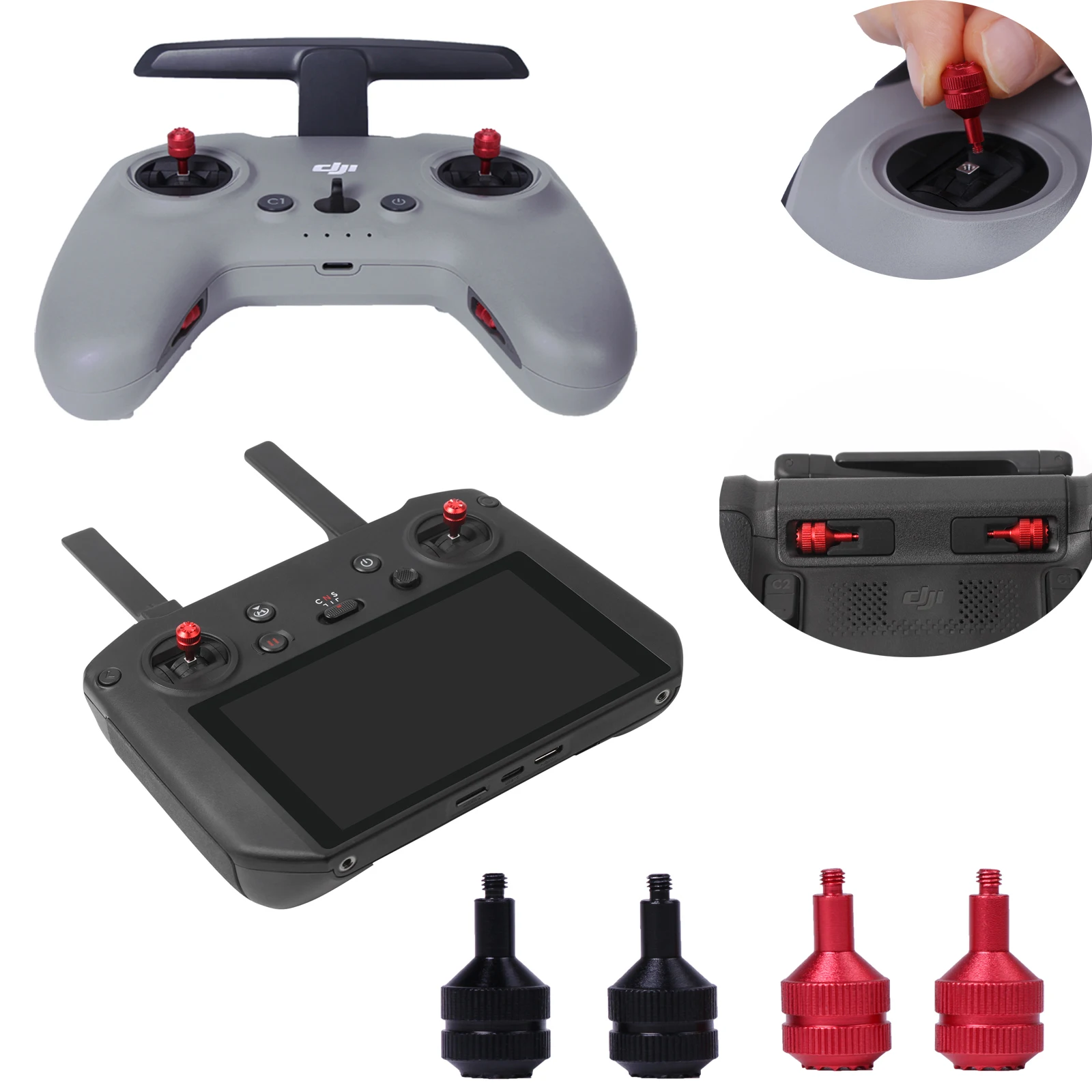 

Sunnylife Remote Control Joystick For DJI Avata 2 1 FPV Aluminum Alloy Thumb Rocker For DJI FPV Control 2/RC PRO Accessories