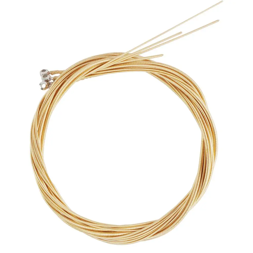 4-string Wood Bass Strings Brass+carbon Steel Core Electric Guitar Strings Musical Instruments Accessories AB45100 Drop shipping