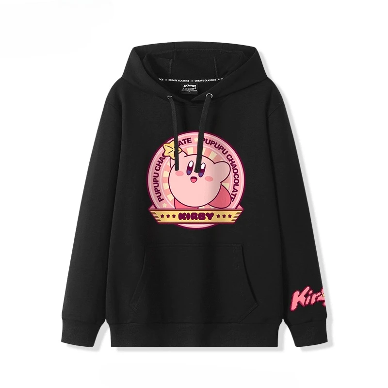 Japanese Early Autumn Tops Star Kirby Hooded Sweater Couple Girlfriend Clothing Loose and Versatile Lazy College Style Sweater
