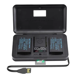PALO LP-E12 LPE12 LP E12 Battery 2000mAh for Canon EOS M M10 M50 M100 Rebel SL1 100D Kiss X7