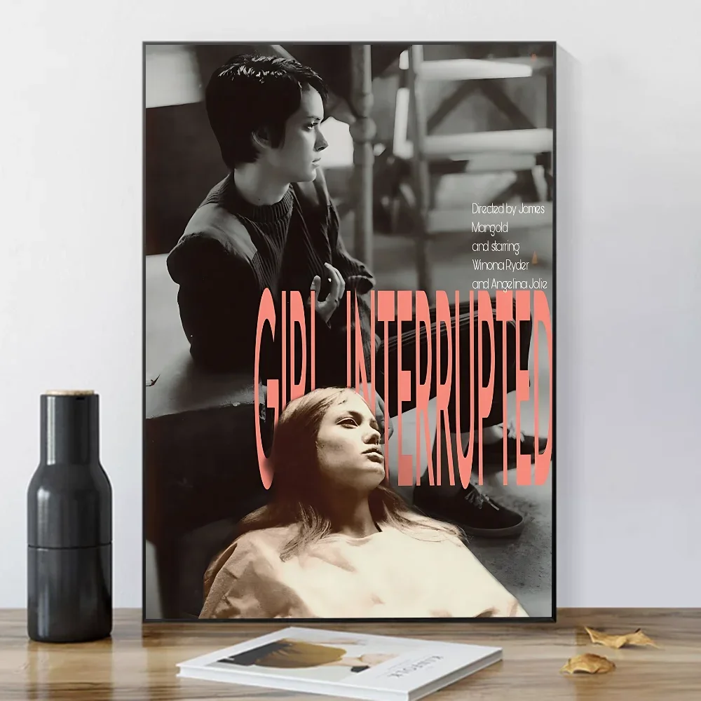 فتاة متقطعة الفيلم الكلاسيكي الفيلم الملصقات HD جودة ملصق جدار الفن اللوحة دراسة الشمال ديكور المنزل #2