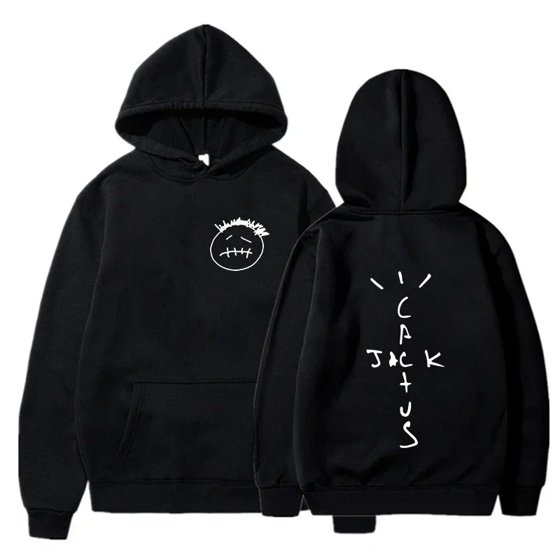 

Rapper Cactus Jack Music Album Hoodies Men Women Fashion Hip Hop Sweatshirt Casual Unisex Long Sleeve Oversized Hoody Tops