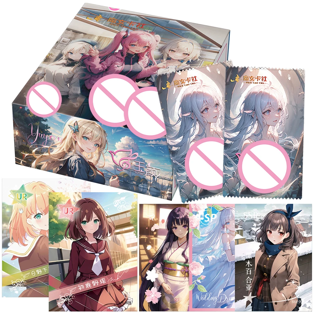 

Anime Girl Collection Card Classic Game Beautiful Goddess High Quality Character Card Boy's Favorite Exquisite Christmas Gifts