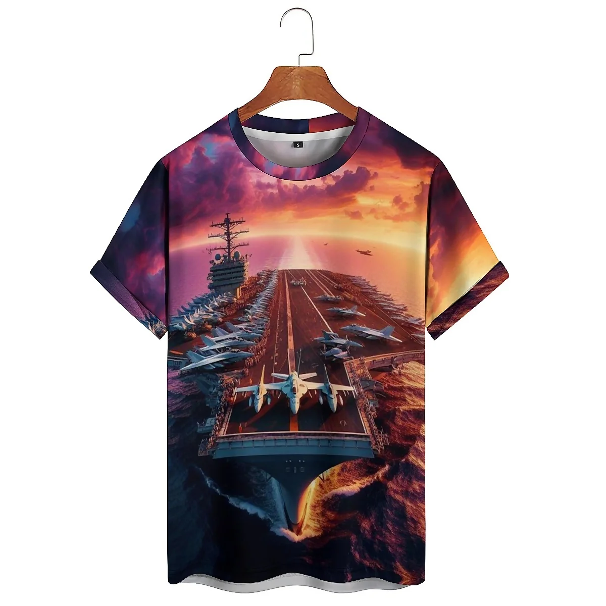 

Men's Loose Party Event 3D Printed Short-Sleeve T-Shirt - Daily Outing, Student Couple Outfit