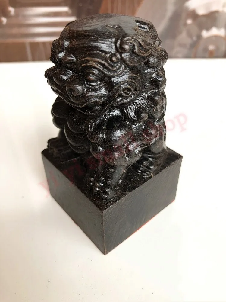 1 piece Taoist seal Taishang Laojun seal Ebony lion seal Taoist supplies
