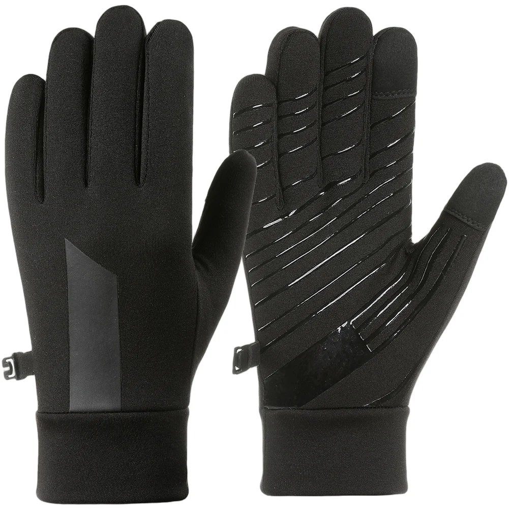 

Winter Cycling Running Gloves For Outdoor Enthusiasts Waterproof Windproof Touchscreen Compatible Anti-Slip Palm