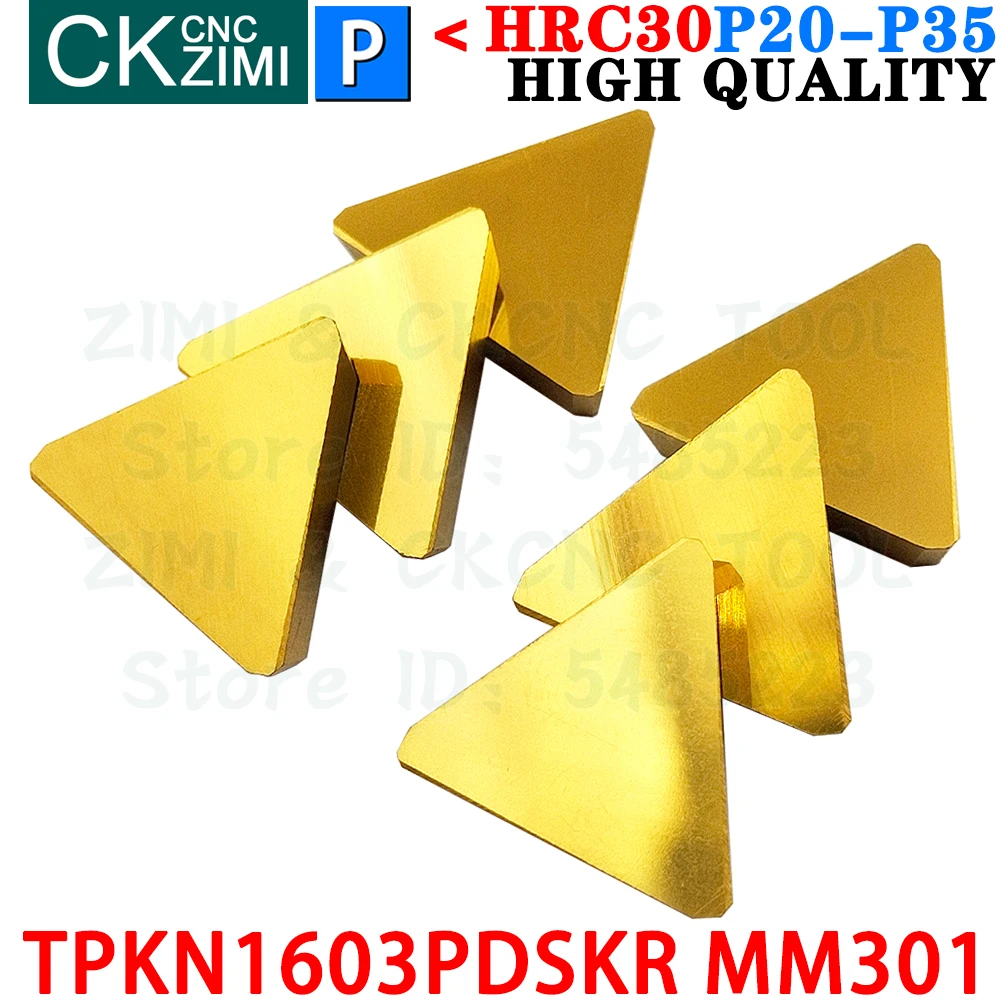 TPKN1603PDSKR MM301 TPKN 1603 PDSKR MM301 Carbide Inserts Milling Inserts Tools CNC Indexable Cutting Turning Cutter lathe Tools