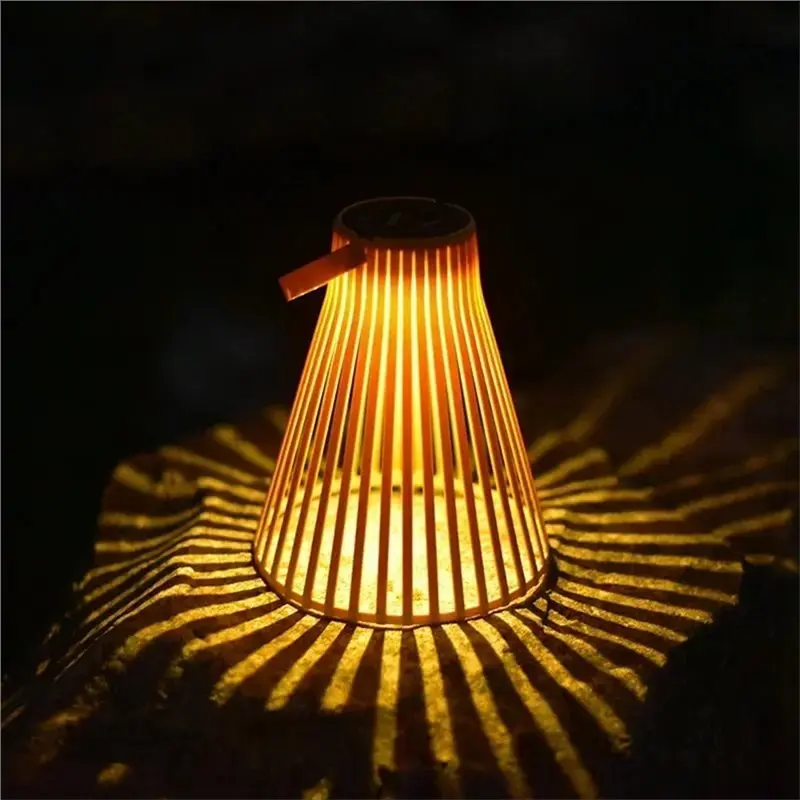 A27F-Decorative Solar Garden Lantern, Automatic Switch-On Outdoor Post Light, IP44 Waterproof With Scenic Effects