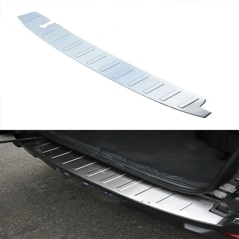 For Ford EcoSport 2013-2018 2019 2020 Stainless Rear Trunk Bumper Protector Step Panel Sill Plate Trim  Cove