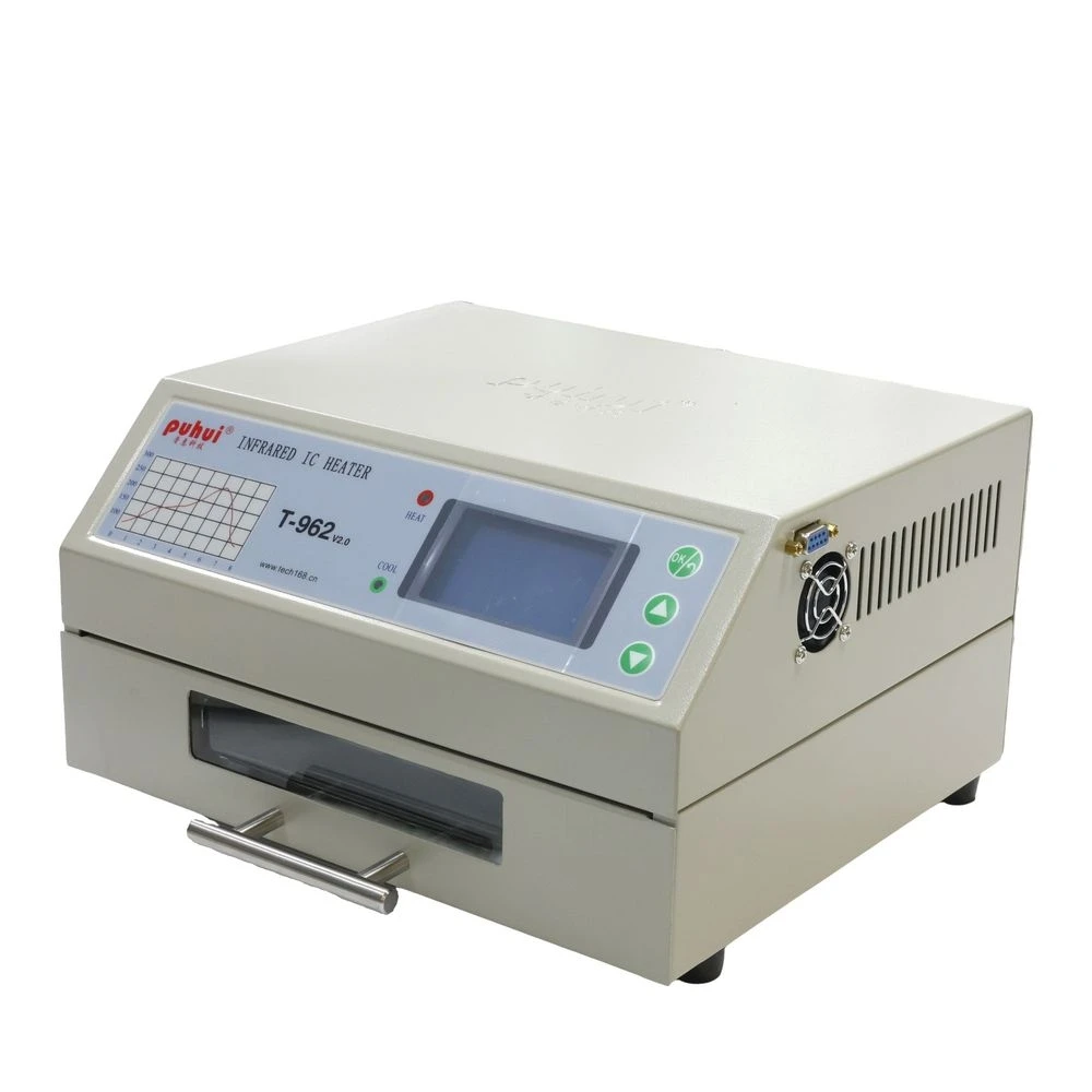 T-962 V2.0 Compact Desktop Infrared Oven For SMT PCB & LED Welding Portable Infrared Reflow Oven