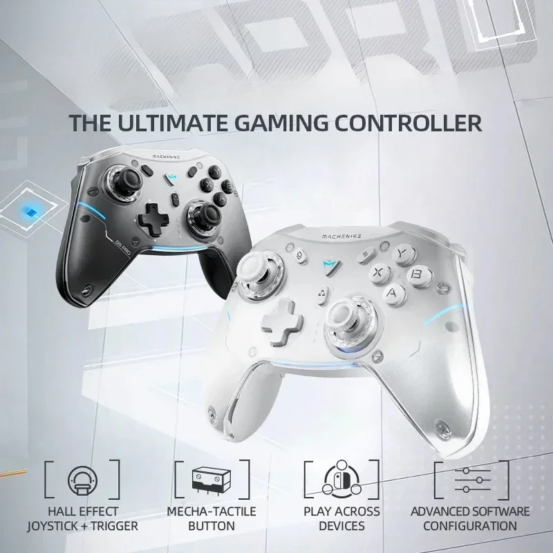 2024 New G5 Pro Trigger Joystick Mecha Game Controller Hall Handle Wireless - Haptic Button Switch Macro First PC Android IOS