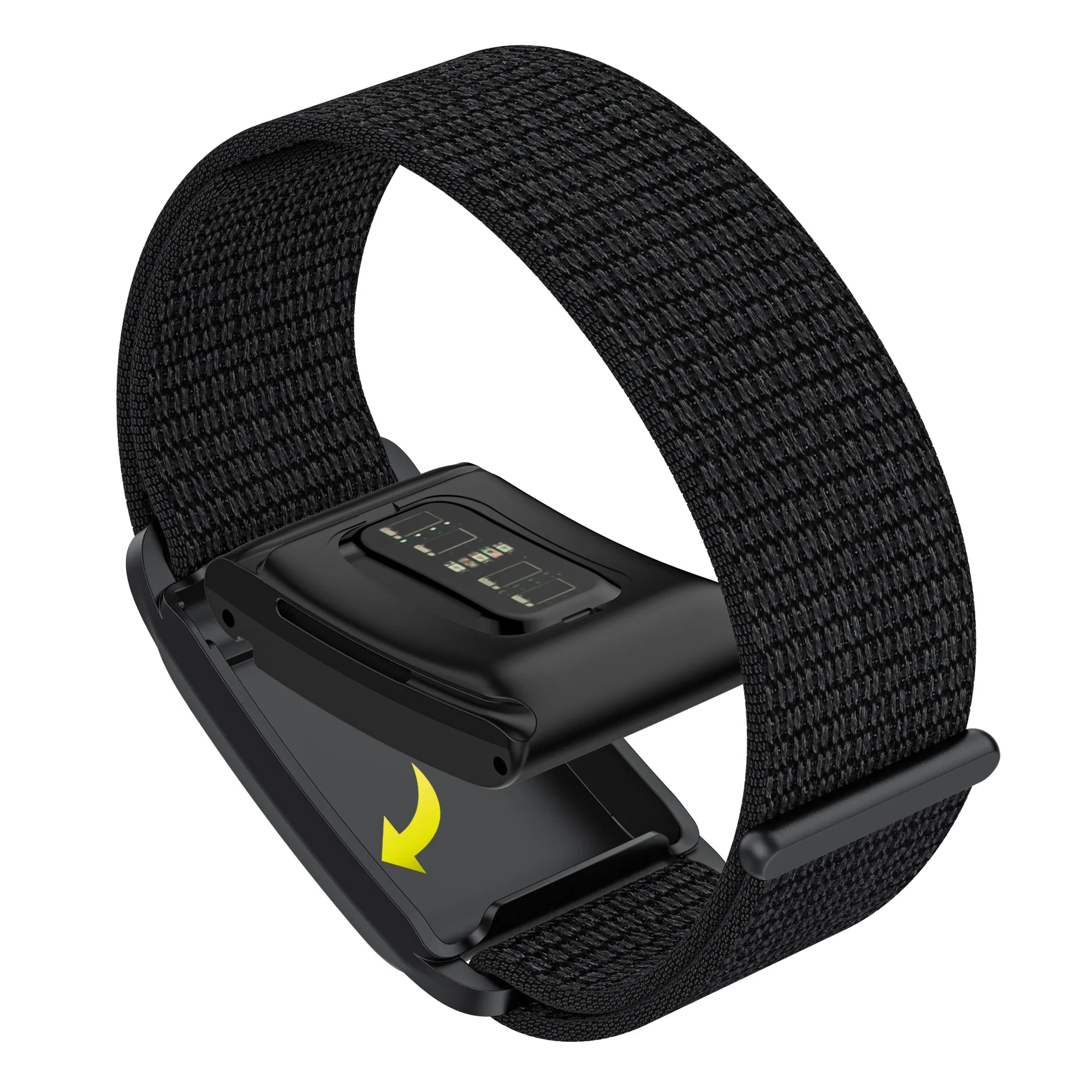 Breathable Nylon Bands+PC Case Sports Replacement Strap Compatible for WHOOP 4.0 and WHOOP 3.0 Heart Rate Sensor