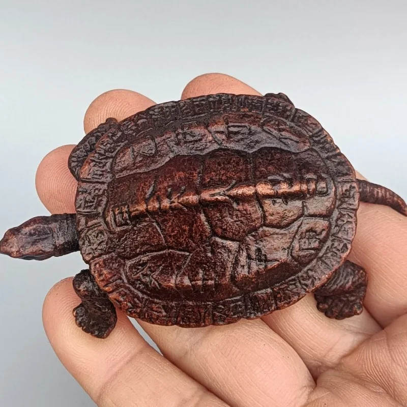 Copper Turtle Ornaments Longevity Turtle Solid Little Turtle Tea Ornaments Hand Pieces Paper Weight Desktop Crafts Ornaments